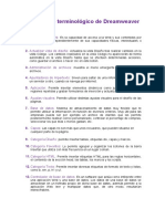 Diccionario Dreamweaver