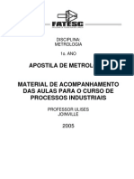 Fatesc Apostila de Metrologia Parte 1