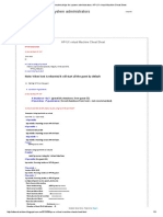 HP-UX Virtual Machine Cheat Sheet