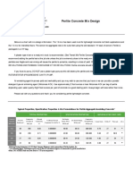 Perlite Concrete Mix Design