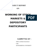 Working of Stock Market and Depository Services