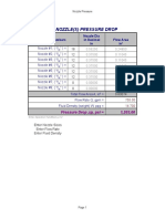 Bit Nozzle (S) Pressure Drop: Nozzle Numbers Nozzle Dia in Decimal in Flow Area in