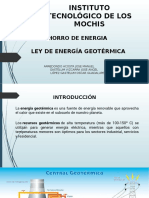 Ley de Energia Geotermica 