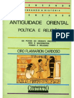 CARDOSO, Ciro Flamarion. Antiguidade Oriental, Politica e Religião PDF