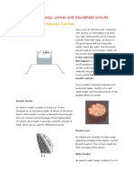 Electric Energy Power & Household Circuits