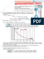 C2Chim Suivi Cinetique Exercices