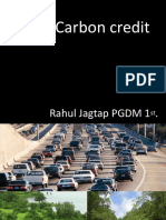 Carbon Credit: Rahul Jagtap PGDM 1