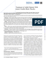 Lovastatin For The Treatment of Adult Patients With Dengue: A Randomized, Double-Blind, Placebo-Controlled Trial