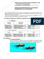 Regles Generales de Pratique de La Plongee