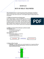 Basics of Heat Transfer: 1.1 Difference Between Heat and Temperature