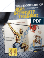 The Modern Art of High Intensity Training