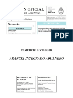 Partidas Arancelaria de Argentina PDF