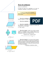 Áreas de Polígonos