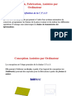 Conception, Fabrication, Assistées Par Ordinateur