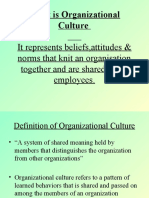 What Is Organizational Culture