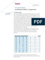 Decodificador BCD A 7 Segmentos - Electronica Digital Circuitos