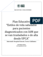 Educacion para Pacientes Con IAM