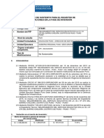 Informe de Sustento IEI Chejoña