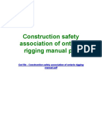 Construction Safety Association of Ontario Rigging Manual PDF