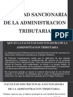 Que Es La Facultad Sancionadora de La Administtacion