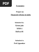 Financial Reforms