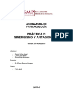 Practica 2 - Sinergismo y Antagonismo