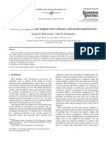 Stability of Tapered and Stepped Steel Columns With Initial Imperfections