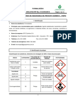 FISPQ Formaldeido