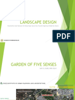 Landscape Design: Presented By: Anant Nautiyal, Dhir Dhwaj Singh, Gaurav Soni, Priyvarth Singh Arya, Rishabh Dev Sharma