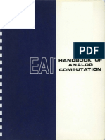 EAI Handbook of Analog Computation 1967