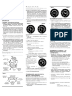 Vacuometro Instrucciones Del Probador de Vacio