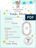 Certificado Ratón Pérez PDF