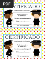 Certificado Regras de Fé