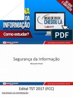 Dicas para Passar - Segurança Da Informação