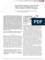 7 - Compact Tapered Slot Antenna Array For 5G Millimeter-Wave Massive MIMO Systems