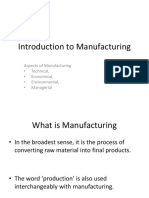 L1-Introduction To Manufacturing