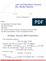 Lecture - 06 Hicksian Demand and Expenditure Function