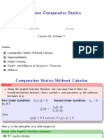 Lecture - 10 Monotone Comparative Statics