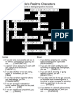 Peoples Positive Characters Key Crosswords 100844