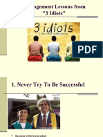 Management Lessons From 3 Idiots