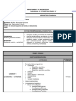 Plan de Área ESTADISTICA - Grado 10°