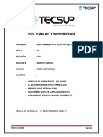 Informe Tren de Fuerza