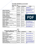 Website - RTI - Directory of BEL's Officers 19-01-2017