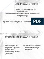 Wage Fixing