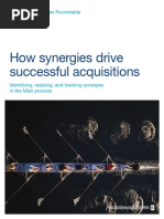 How Synergies Drive Successful Acquisitions