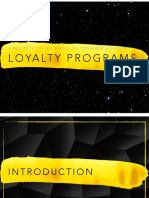 Loyalty Programs: A Research On The Effect On Consumer Behavior