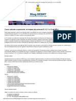 Como Calcular e Preencher Os Mapas Dos Anexos III, IV, V e VI Da NR-4