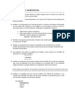 Ejercicios de Vectores y Cadenas