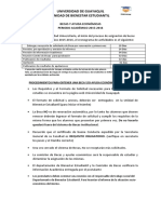 Propuesta Cronogragra, Formato para Solictud de Beca y Requisitos (Adj Al Ofic 376 DBE-D)