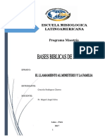 Bases Bíblicas de La Familia